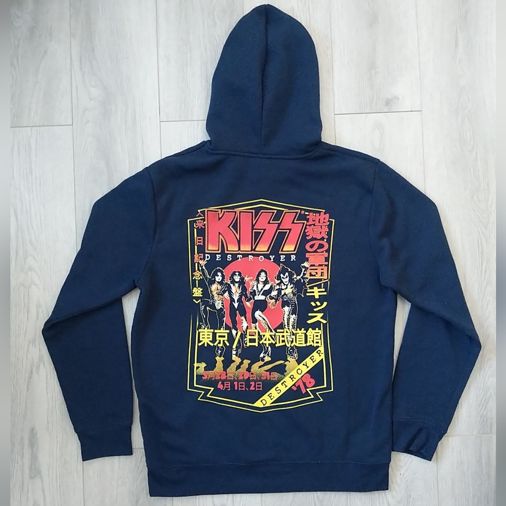 Licensed 2024 KISS Destroyer '78 Tour Graphic Hoodie Men's M - Picture 1 of 7